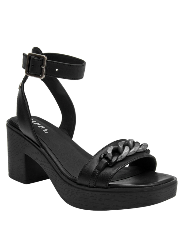 Sandalia Mujer K366 ZAPPA NEGRO