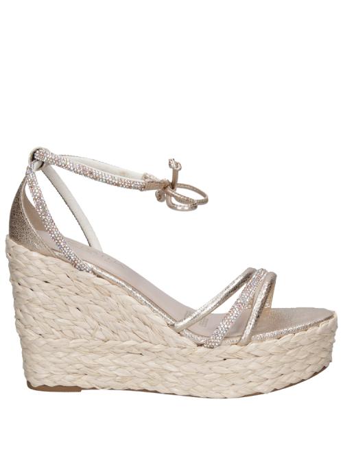 Sandalia Mujer K576 LUZ DA LUA ORO