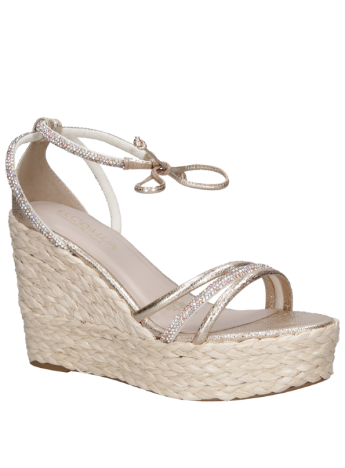 Sandalia Mujer K576 LUZ DA LUA ORO