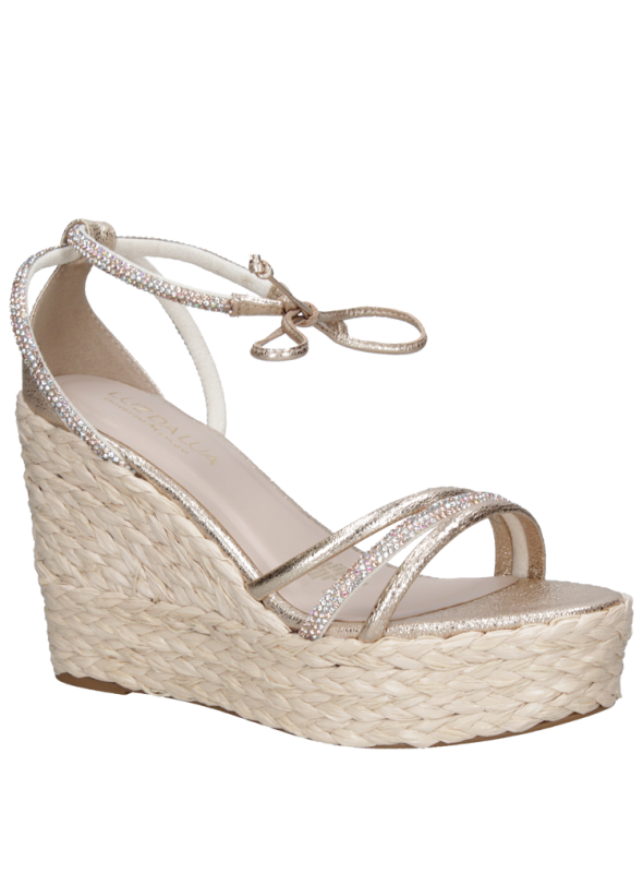 Sandalia Mujer K576 LUZ DA LUA ORO