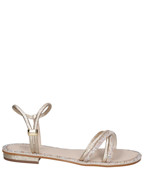 Sandalia Mujer K577 LUZ DA LUA ORO