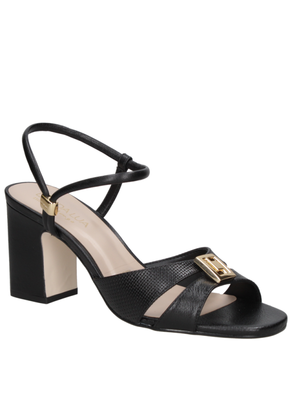 Sandalia Mujer K586 LUZ DA LUA NEGRO