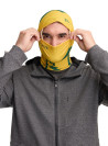 Bandana amarilla unisex deportiva para niños, ideal para actividades al aire libre y protección UV.