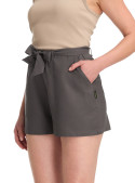 Short Badana - Mezcla de Lino K850 PANAMA JACK GRIS