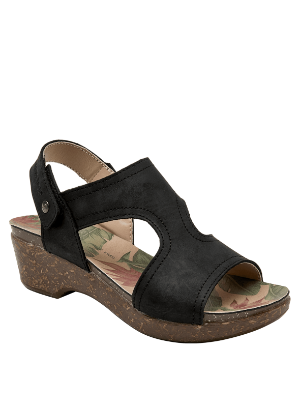 Sandalia Mujer K623 PANAMA JACK NEGRO