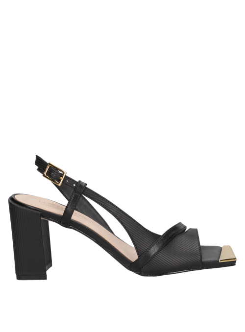 Sandalia Mujer Sandalia Mujer G186 LUZ DA LUA NEGRO