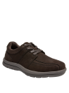 Zapato de cuero marrón para hombre, acabado suave que asegura durabilidad y confort en un estilo relajado y versátil.