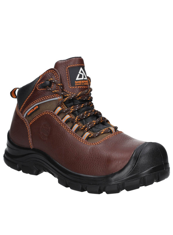 Zapato de Seguridad Hombre A902 SHERPA'S Café