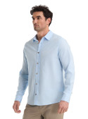 Camisa Pura - Lino K868 PANAMA JACK CELESTE