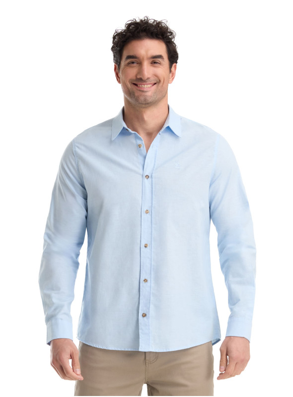 Camisa Pura - Lino K868 PANAMA JACK BLANCO