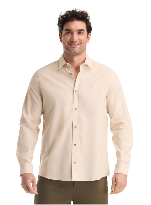 Camisa Pura - Lino K868 PANAMA JACK BEIGE