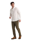 Camisa Pura - Lino K868 PANAMA JACK BLANCO