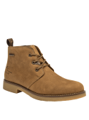 Botín casual de cuero camel con suela cosida, ideal para combinar estilo y funcionalidad en toda ocasión.