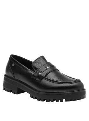 Mocasín Cuero Mujer