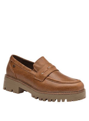 	Mocasín Cuero Mujer
