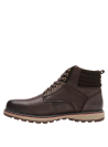 Calzado casual marrón de cuero para hombre, con diseño resistente y detalles prácticos, ideal para salidas de fin de semana.