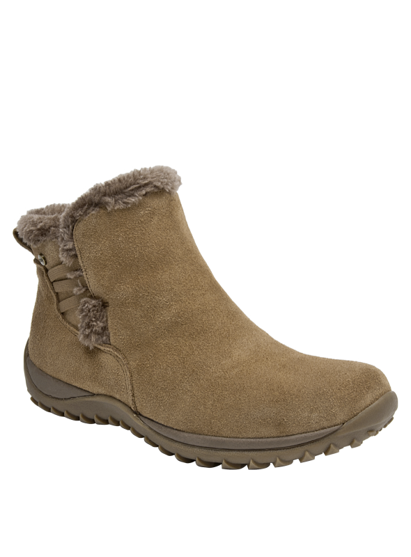 Elegante botín negro de cuero para mujer, versátil y protector en estilo casual.