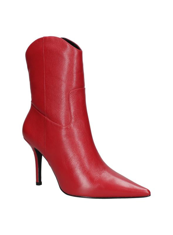 Botín Mujer L491 MINGO ROJO