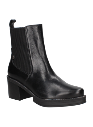 	Botín Chelsea Cuero Mujer