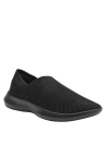 Zapatilla textil negra urbana para hombre, diseño minimalista y práctico, fácil de usar y combinar con atuendos casuales.