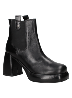 	Botín Chelsea Cuero Mujer