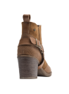 Botín Vaquero Mujer L679 BRUNO ROSSI CAMEL