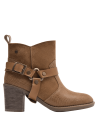 Botín Vaquero Mujer L679 BRUNO ROSSI CAMEL