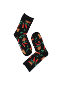 Calcetines Bacanes - Copihue Chileno (Unisex) K905 CALCETINES BACANES NEGRO
