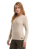 Polera Coslada L992 PANAMA JACK BEIGE