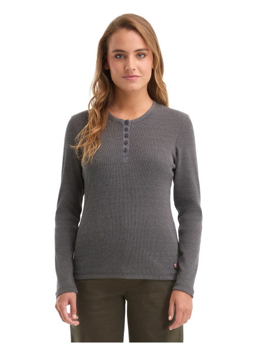 Polera Coslada L992 PANAMA JACK GRIS