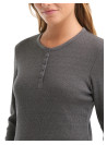 Polera Coslada L992 PANAMA JACK GRIS