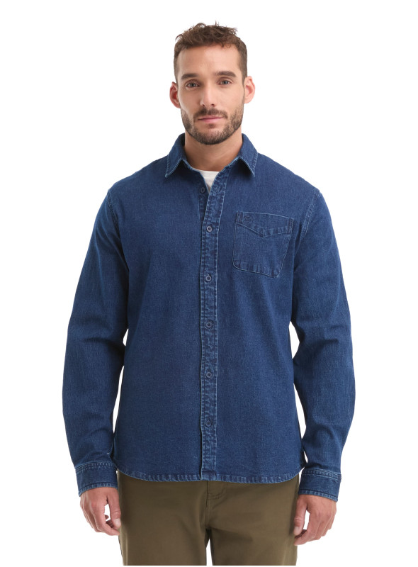 Camisa Hortaleza L965 PANAMA JACK AZUL