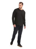 Polera Pontavedra L960 PANAMA JACK NEGRO