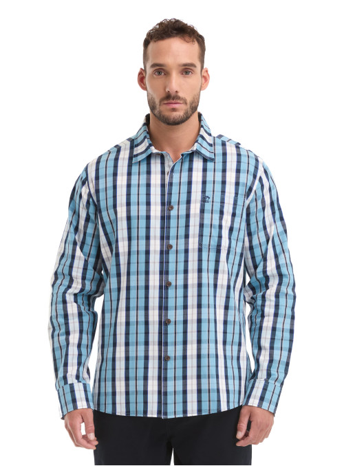 Camisa Emperador L963 PANAMA JACK CELESTE