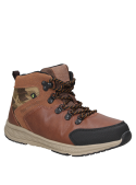 Botín de niño en color café, textil/EVA, diseño resistente y duradero.