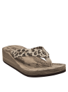 Sandalia animal print de mujer con diseño fresco y cómodo para el verano.