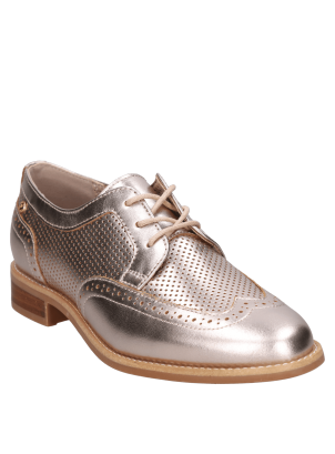 	Zapato Oxford Cuero Mujer