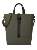 Tote casual verde oliva, versátil para combinar con outfits urbanos y chic.
