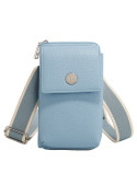 Bolso Phone Bag celeste, práctico y moderno, perfecto para combinar con jeans o looks formales.