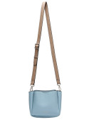 Diseño minimalista en color pastel celeste, perfecto para primavera y verano.