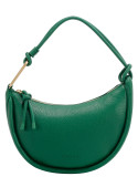 Tote bag verde sofisticado, combina bien con jeans y vestidos, destaca por su diseño moderno y chic.