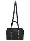 Bandolera negra para mujer, elegante y versátil, perfecta para outfits casuales.