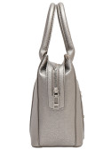 Bolso casual elegante, material sintético con correa ajustable y asas cortas.