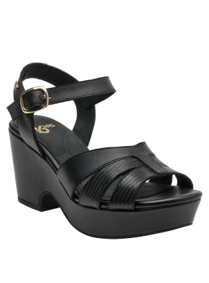 	Sandalia Cuero Mujer