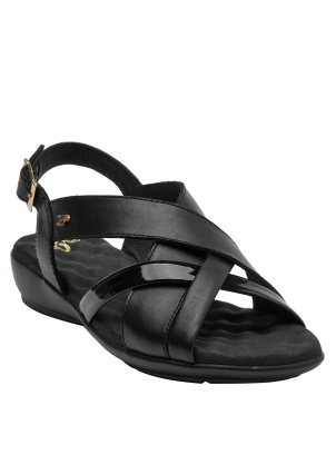 	Sandalia Cuero Mujer