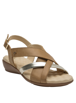 	Sandalia Cuero Mujer