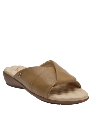 	Sandalia Cuero Mujer