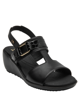 	Sandalia Cuero Mujer