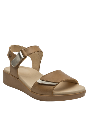 	Sandalia Cuero Mujer