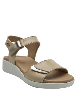 	Sandalia Cuero Mujer